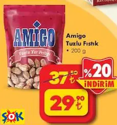 AMİGO TUZLU FISTIK 200 G